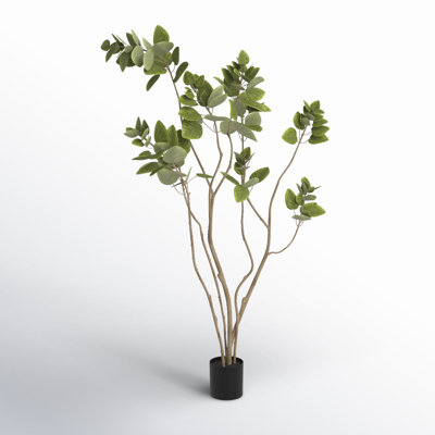 4' Artificial Potted Cotinus Coggygria Tree