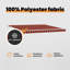 Brayden Studio 400cm W Polyester Cover Retractable Door / Window Awning-1538398298-1538398300