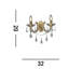 Kelly Candle Wall Light-16540918