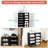 6 Pair Stackable Shoe Rack-623643098