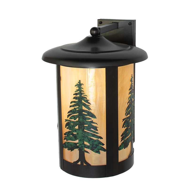 12" Wide Fulton Tall Pines Wall Sconce