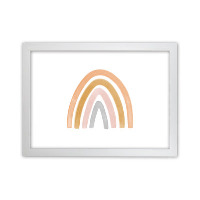 Watercolour Rainbow II - Orange - Print