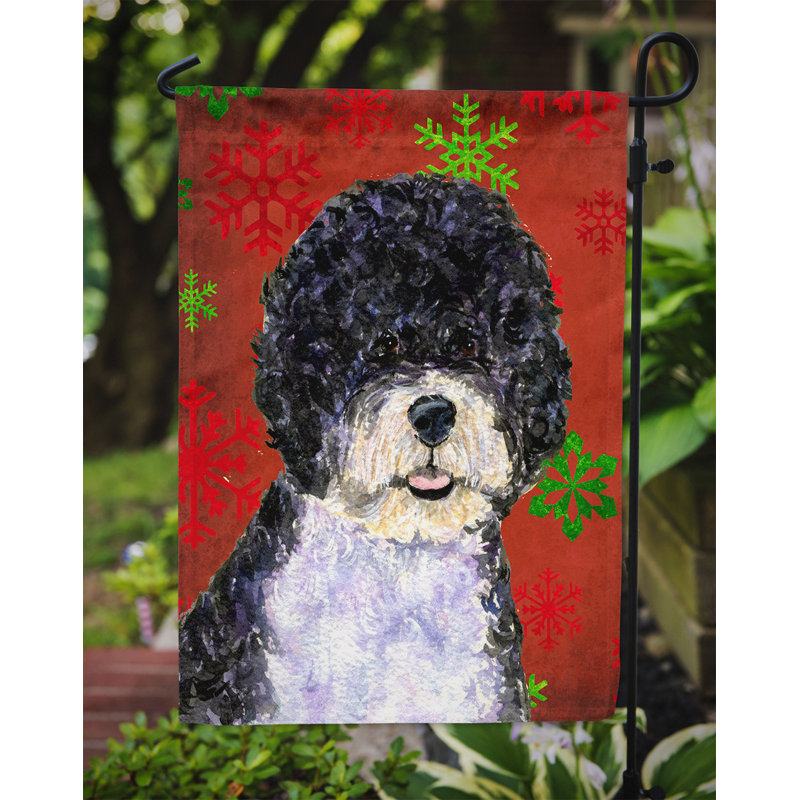 Drapeau rouge et vert Vart, Chien d'eau portugais
