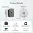 Smart Window Security Cameras With AI Motion Detection, 2K Full Color Night Vision, Emergency Alarm & Cloud Storage
