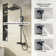 2 Functions Thermostatic shower system with 3-Setting Handheld Shower and Rough-in Valve