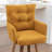 4-Piece Bar Stool Set With Bentwood Legs And Plush Cushions-1124988081