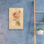 «Rose On Cracked Linen» par Cheri Blum, art mural en verre acrylique-896015307
