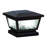 Low Voltage Integrated LED Fence Post Cap Light 5 In. X 5 In. with Base Adapter Included-78607767