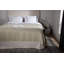 Milo 100% Linen Solid Colour Bedspread-66165737