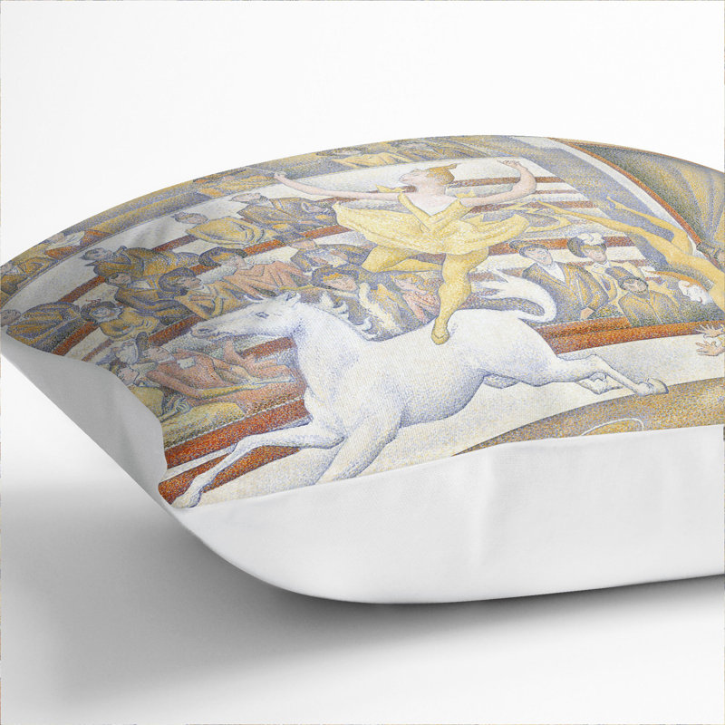 The Circus Scatter Cushion, White, 40cm H x 40cm W x 15cm D