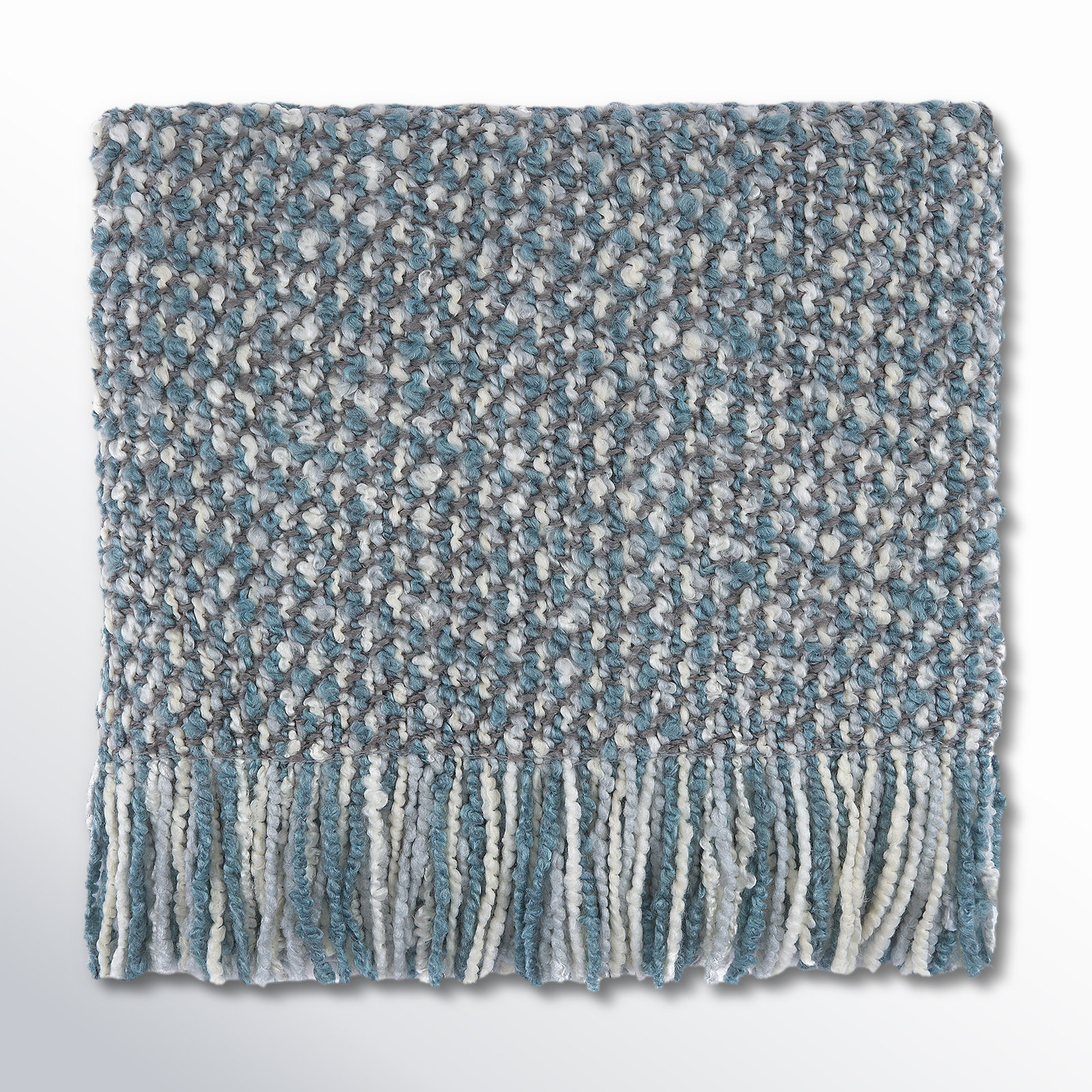 Machine Woven Throw Blanket, Mist