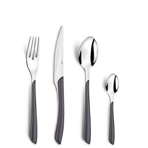 Amefa 24 Stainless Steel Cutlery Set, Service for 6, Grey