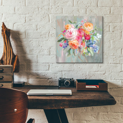  'Scents Of Summer 2' by Danhui Nai Acrylic Glass Wall Art, 12" x 12"