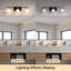 Luminaire à intensité variable pour meuble-lavabo 3 lumières 24 po
