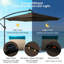 Parasol en porte-à-faux 10 po Caillo-86792627
