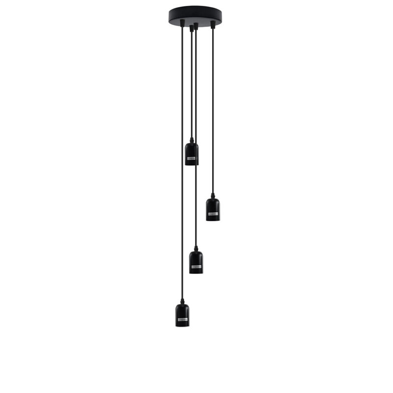 Mathurine - Light Black Cluster Pendant, No, 4