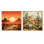 «Desert mexicain Serenity I», ensemble de 2 décorations murales d'art mexicain-102587695-102587701