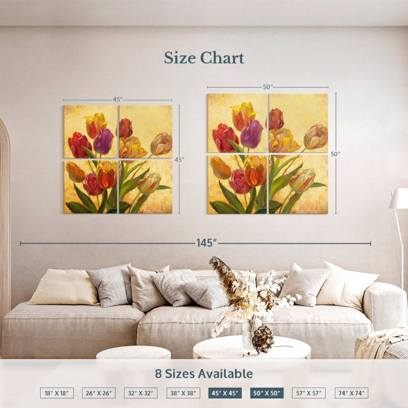 Bouquet de tulipes romantiques Harnek, H 45 po x l 45 po