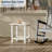 Outdoor Square Side Table - Adirondack Style Patio End Table for Pool or Garden-467357459