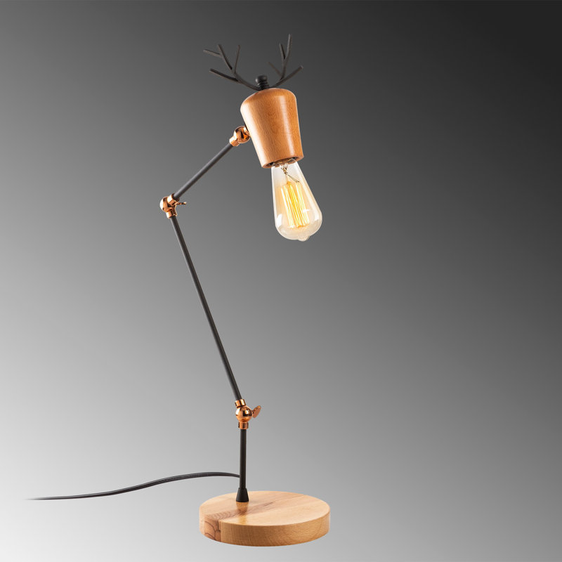 Lampe de bureau brune 20,47 po Mccracken