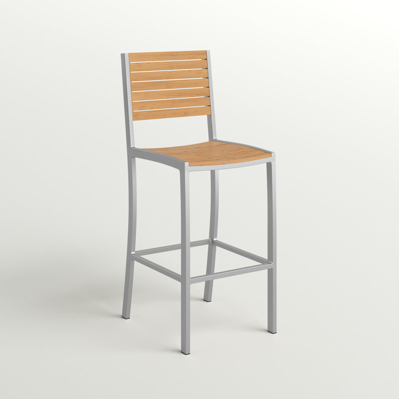 Chaise de bar Travira, Teck
