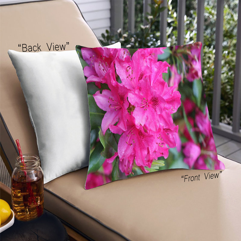 Coussin décoratif Color Focus rose 13, Synthétique