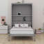Lit escamotable mural avec tablettes Murphy-1751683803-1751683797
