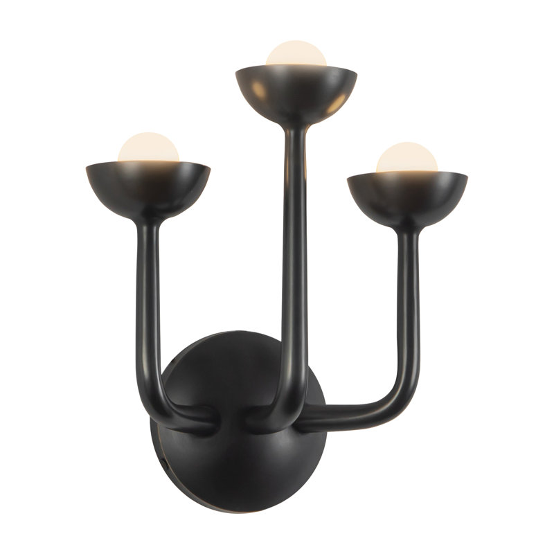 Spade 11-in White dimmable LED Bathroom Vanity Light, Oil Rubbed Bronze