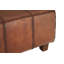 Cadmium Genuine Leather Upholstered Bench