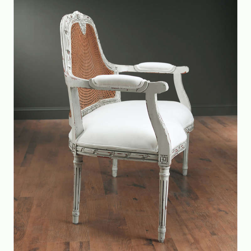 Moyne Linen Square Arm Settee, Parchment
