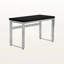 Bureau d'ordinateur à hauteur réglable avec pieds en métal Lovy H 29,25 po x l 46,98 po x P 23,56 po Lovy