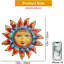 Décoration murale en métal Sun Flower