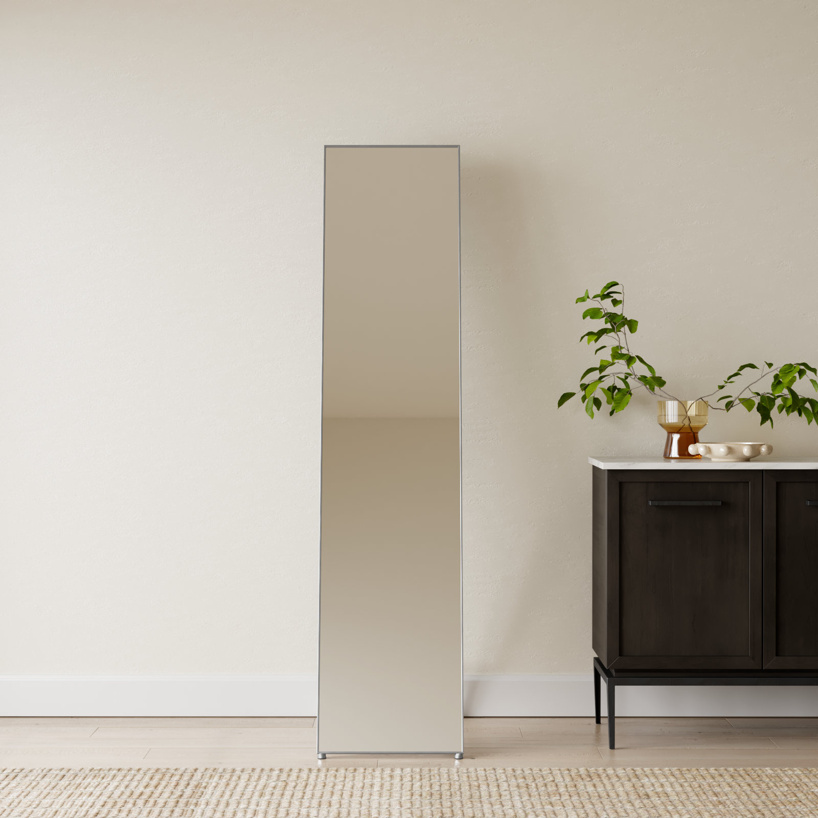 Collier 16" Full-Length Mirror, Silver