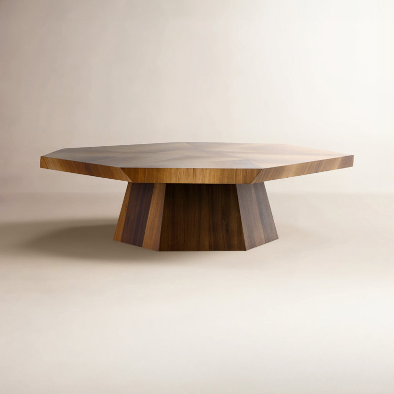 Coffee Table, Palermo Drift Top Grain Leather
