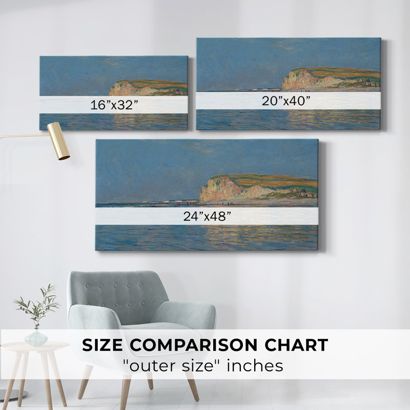 Nautical Series-CDLXVI- Toile tendue avec châssis - Prêt à accrocher, H 16 po x l 32 po