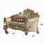 Causeuse Vendome II avec 3 coussins