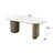 Rectangular Dining Table , Engineering Top & Light Oak