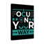 Focus On Your Way - Wrapped Canvas Print
