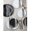Caraballo 24pc Milan Black & White Dinner Set
