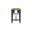45cm H Metal Side Chair in Brown