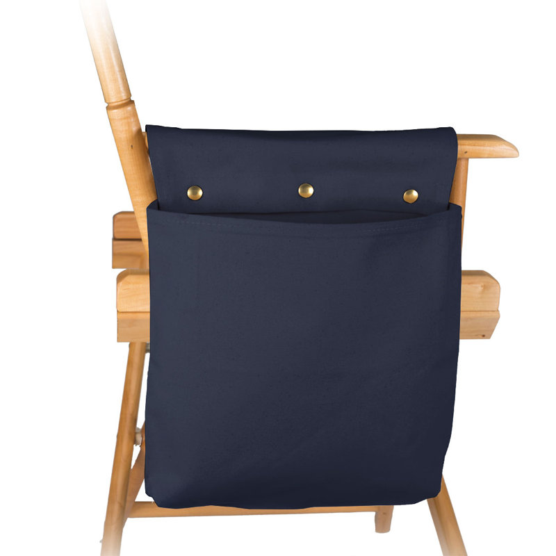 Chaise de camping director, Toile bleu marine Sunbrella®