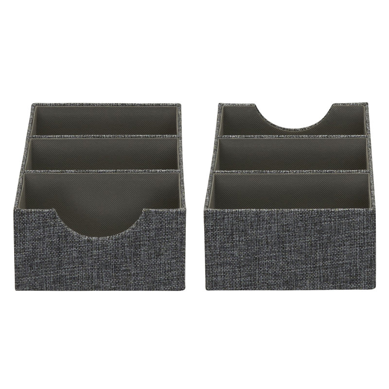 Plateau rigide à 3 compartiments, Graphite
