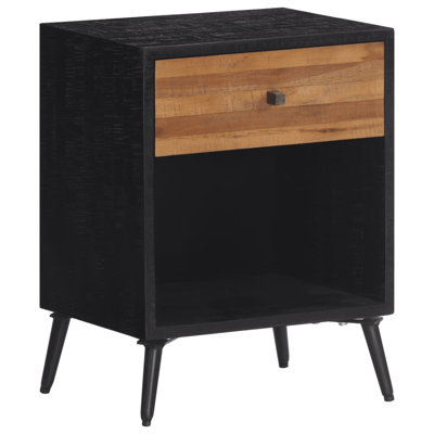 Cartley 40cm W Iron Bedside Table