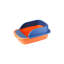 Multicolore bac à litière semi-fermé 17,72 po x 11,81 po x 7,09 po-131215669