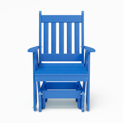 Fauteuil oscillant en plastique recyclé Weber