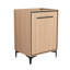 Meuble-lavabo 24 po sans lavabo supérieur, armoire de rangement moderne avec 2 portes à fermeture douce, meuble-lavabo simple