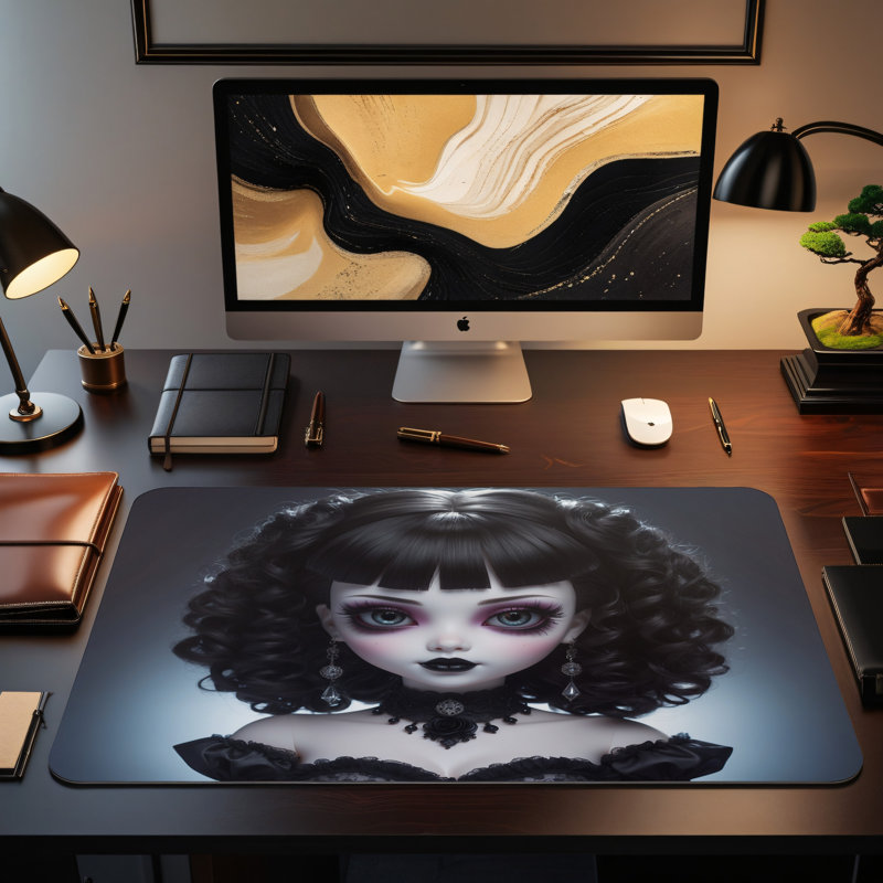 Polyester Desk Pad, 14.4x12.1