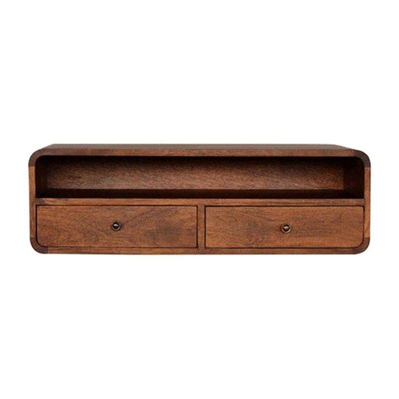 Pacjo 35.42'' Solid Wood Console Table