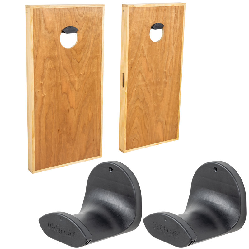Cintres GoSports pour planche de cornhole murale - comprend sac fourre-tout