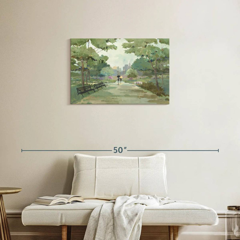 Sireci Springtime Walk, 20" H x 30" W